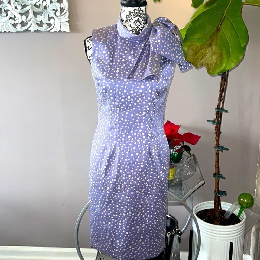 Sara Campbell Polk a dot dress with bow